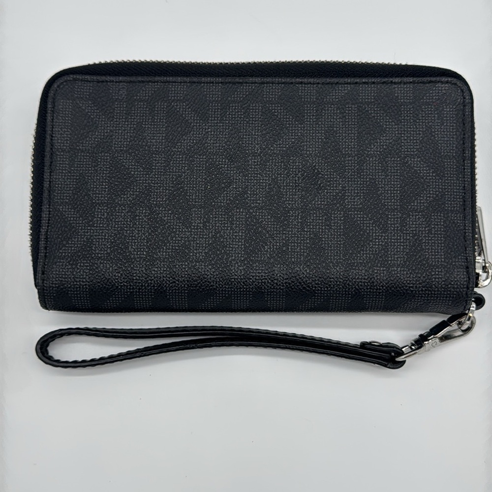 Michael Kors MK Signature‎ Jet Set Wallet Wristlet - Black - Picture 3 of 6